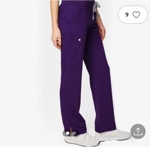 Figs kade scrub pants in purple